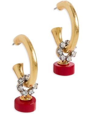 Elizabeth Cole Effie Earrings - Red
