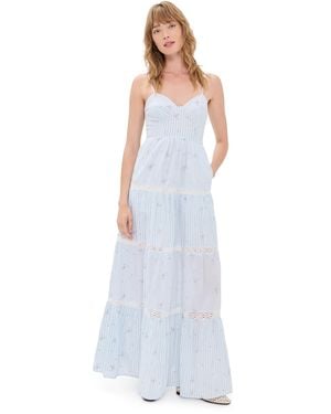 LoveShackFancy Story Dress - White