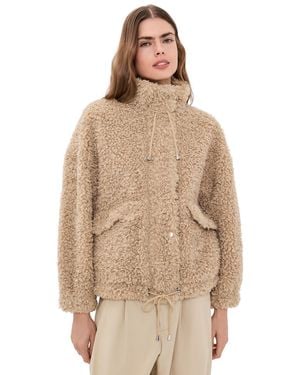 Ba&sh Sonjo Faux Fur Coat - Natural