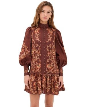 ALÉMAIS Seraphina Mini Dress - Red