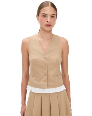 Jonathan Simkhai Laiken Vest - Natural