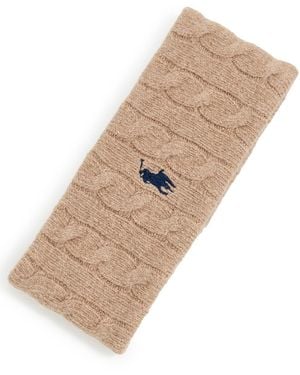 Polo Ralph Lauren Wool Cashmere Cable Headband - White