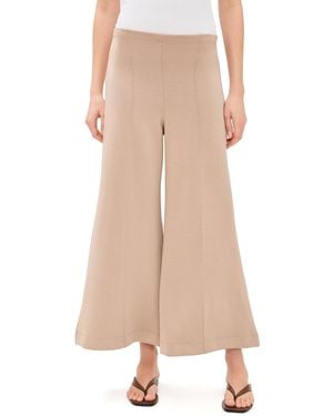 Ripley Rader Scuba Cropped Wide Leg Pants - Natural