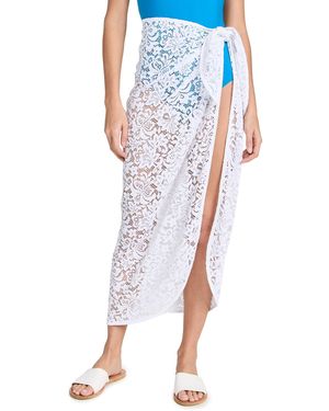 Stylest Aqualace Quick-Drying Lace Pareo - Blue