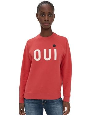 Clare V. Oui Sweatshirt - Red