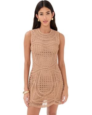 Jonathan Simkhai Coen Crewneck Mini Dress - Multicolour