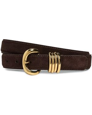Madewell Suede Inez Belt - Black