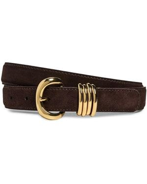 Madewell Suede Inez Belt - Black
