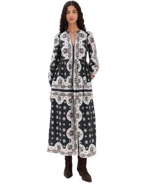 Alix Of Bohemia Winifred Bronco Bandana Dress - Black