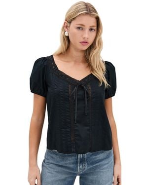 PAIGE Anzio Top - Black