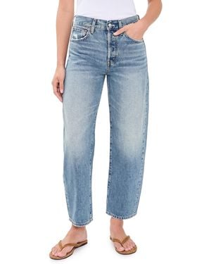 Madewell The Barrel Leg Jeans - Blue