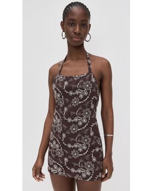 prom dresses with lace straps V Neck Spaghetti Straps Lace Floor Length Prom Dress