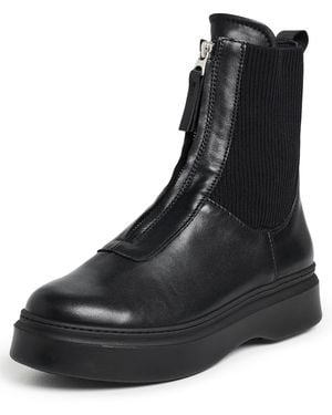 Varley Corian Zip Front Ankle Boots - Black