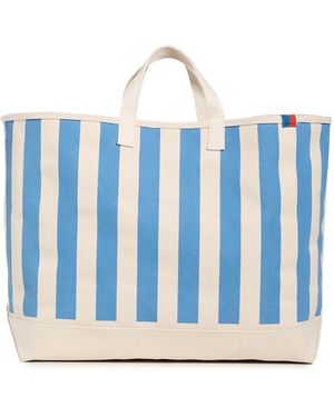 Kule The All Over Striped Tote - Blue