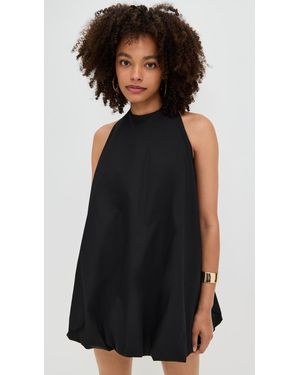 Vrg Grl Tia Linen Mini Dress in Black | Lyst