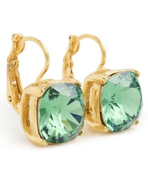 Kenneth Jay Lane Square Stone Earrings - Multicolor
