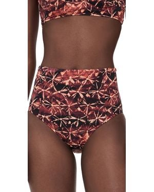 Ulla Johnson Zahara Bikini Bottoms - Red