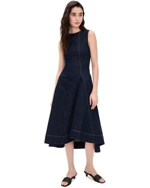 ALIGNE Liberty Denim Midi Dress - Blue