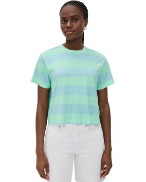 ASKK NY Shrunken Boy Tee Stripe - Green