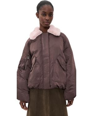 Muse Assembly Meg Puffer Jacket - Brown