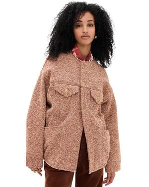 R13 Lacey Trucker Jacket - Multicolor