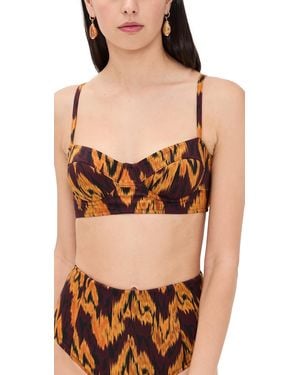 Ulla Johnson Zahara Bikini Top - Black