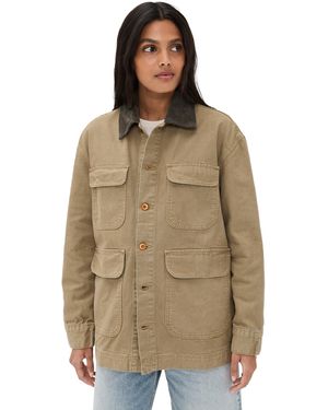 SLVRLAKE Denim Hayden Chore Coat - Brown