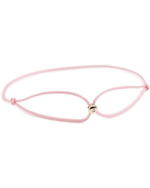 EF Collection 14K Diamond Dot Cord Bracelet - Black