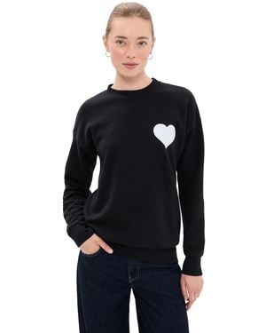 SPRWMN Heart Sweatshirt - Black
