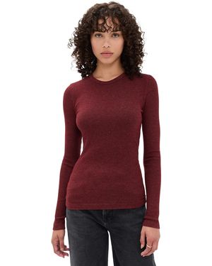 Agolde Delphi Slim Tee - Red