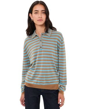 La Ligne Striped Ben Polo Sweater - Multicolor