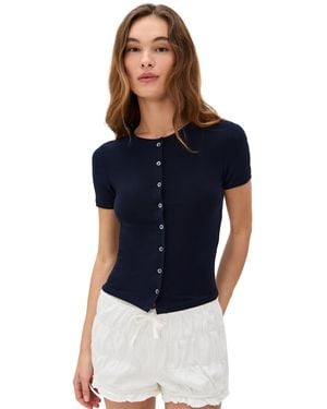 Sandy Liang Ella Top - Blue