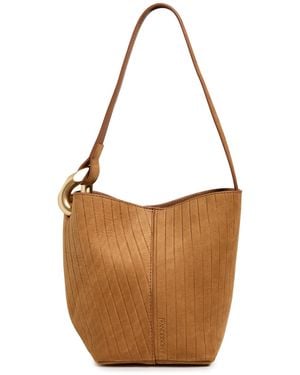 JW Anderson Jwa Corner Small Bucket Bag - Brown