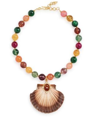 Brinker & Eliza Electric Bloom Necklace - Multicolor