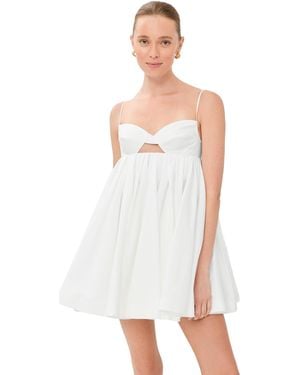 Jonathan Simkhai Janie Cotton Mini Dress - White
