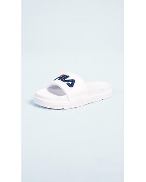 Fila velvet slides best sale