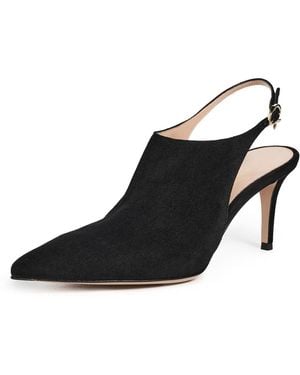 Gianvito Rossi Bazel Slingback Heels - Black
