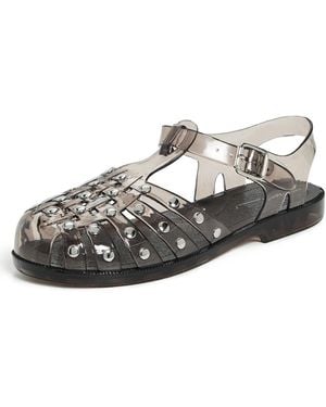 INTENTIONALLY ______ Ellery Studded Jelly Sandals - Multicolor