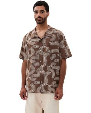 FANM MON Arda Shirt - Brown