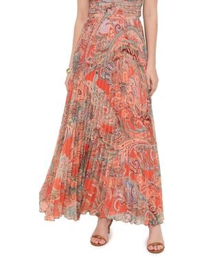 L'Agence Torin Pleated Maxi Skirt - Multicolour
