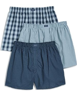 Tommy John Woven Boxer 3-Pack - Blue