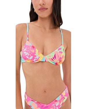 Beach Riot Camilla Bikini Top - Black