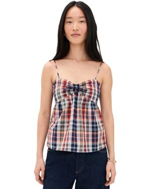 Rowing Blazers Plaid Tank - Black