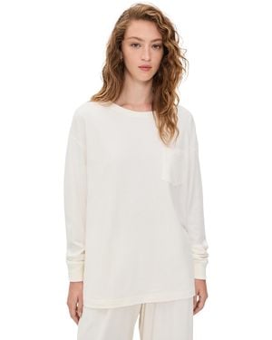 The Upside Soho Cara Long Sleeve Top - White