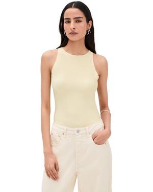 Commando Butter Crew Neck Tank Thong Bodysuit - Multicolour