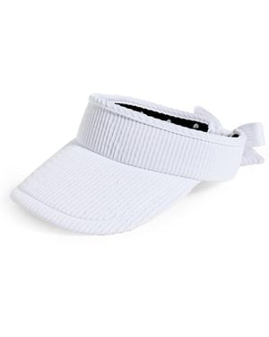 Lele Sadoughi Swimmer Bow Tie Visor - Black
