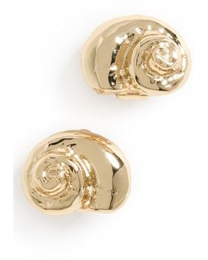 Lelet Leila Swirl Earrings - White