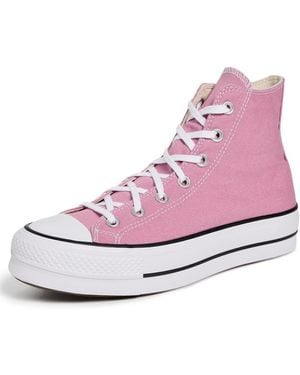 Converse Chuck Taylor All Star Lift Platform Sneakers - Pink