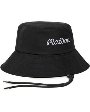 Malbon Golf Bucket Hat - Black