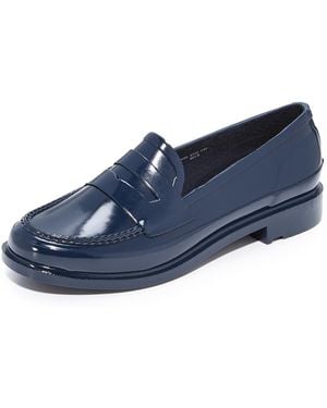 HUNTER Original Penny Loafers - Blue